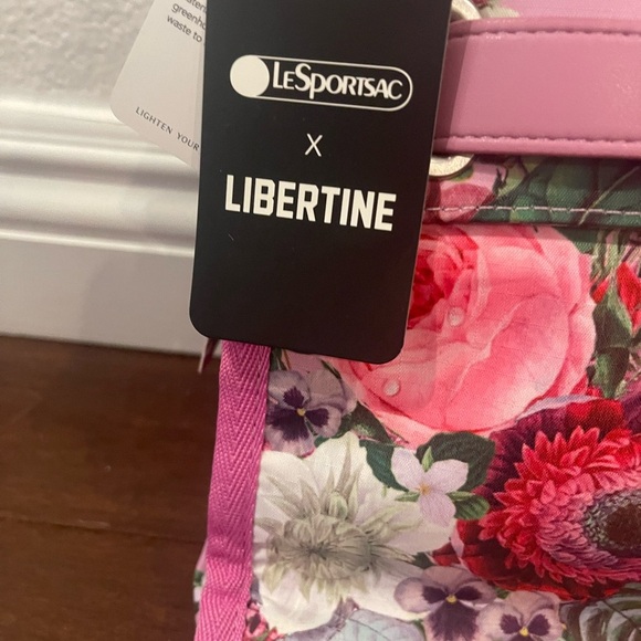 Elegant Floral Pink Shoulder Bag - Picture 5 of 13